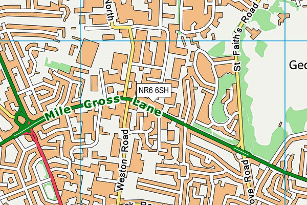 NR6 6SH map - OS VectorMap District (Ordnance Survey) NR6 6SH map - OS VectorMap District (Ordnance Survey)