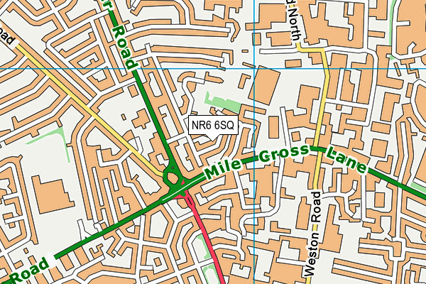 NR6 6SQ map - OS VectorMap District (Ordnance Survey) NR6 6SQ map - OS VectorMap District (Ordnance Survey)