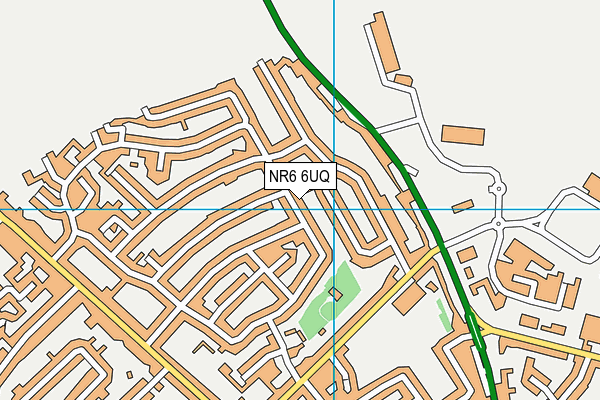 NR6 6UQ map - OS VectorMap District (Ordnance Survey) NR6 6UQ map - OS VectorMap District (Ordnance Survey)