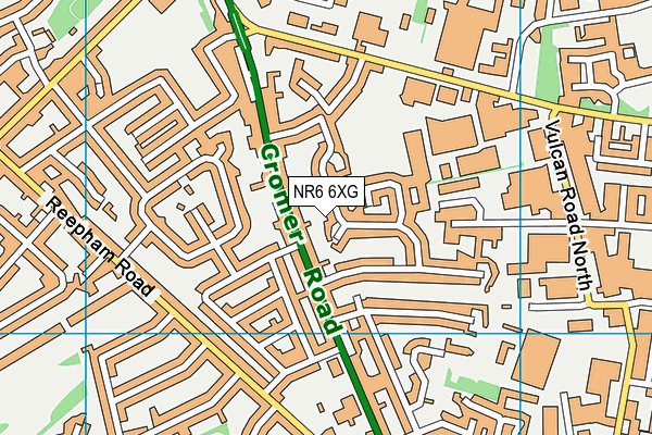 NR6 6XG map - OS VectorMap District (Ordnance Survey) NR6 6XG map - OS VectorMap District (Ordnance Survey)