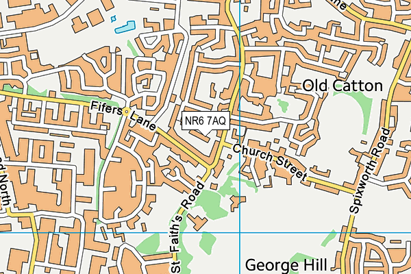 NR6 7AQ map - OS VectorMap District (Ordnance Survey) NR6 7AQ map - OS VectorMap District (Ordnance Survey)