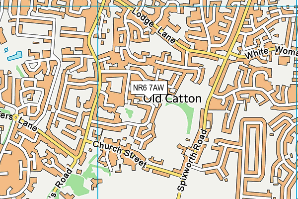 NR6 7AW map - OS VectorMap District (Ordnance Survey) NR6 7AW map - OS VectorMap District (Ordnance Survey)