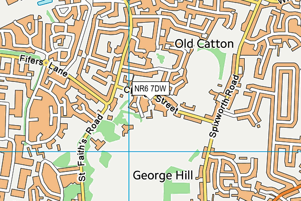 NR6 7DW map - OS VectorMap District (Ordnance Survey) NR6 7DW map - OS VectorMap District (Ordnance Survey)