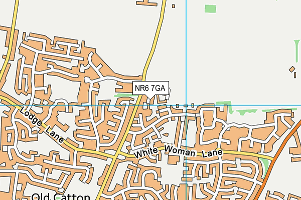 NR6 7GA map - OS VectorMap District (Ordnance Survey) NR6 7GA map - OS VectorMap District (Ordnance Survey)