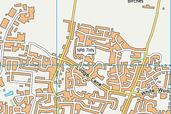NR6 7HN map - OS VectorMap District (Ordnance Survey) NR6 7HN map - OS VectorMap District (Ordnance Survey)