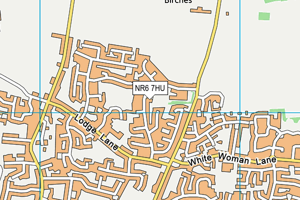 NR6 7HU map - OS VectorMap District (Ordnance Survey) NR6 7HU map - OS VectorMap District (Ordnance Survey)
