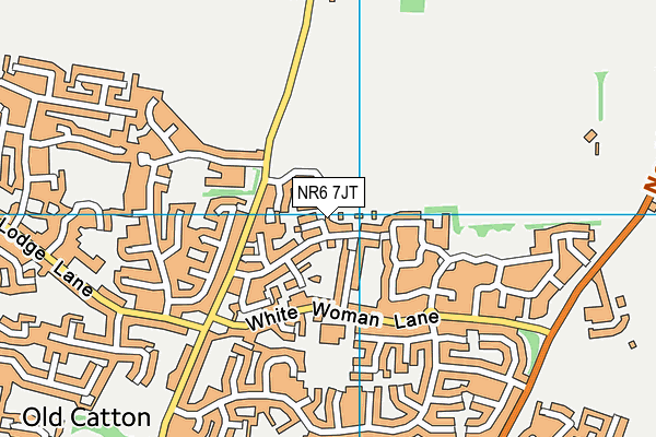 NR6 7JT map - OS VectorMap District (Ordnance Survey) NR6 7JT map - OS VectorMap District (Ordnance Survey)