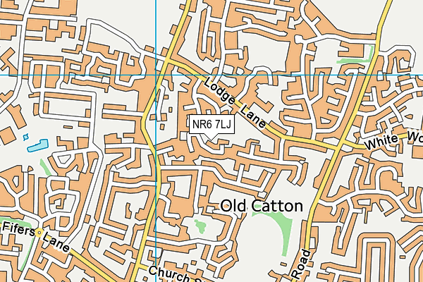 NR6 7LJ map - OS VectorMap District (Ordnance Survey) NR6 7LJ map - OS VectorMap District (Ordnance Survey)