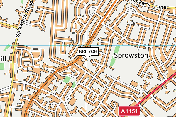 NR6 7QH map - OS VectorMap District (Ordnance Survey) NR6 7QH map - OS VectorMap District (Ordnance Survey)