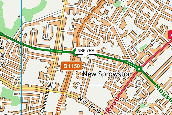 NR6 7RA map - OS VectorMap District (Ordnance Survey) NR6 7RA map - OS VectorMap District (Ordnance Survey)