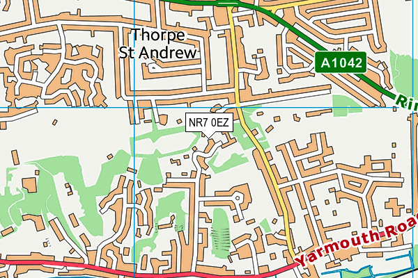NR7 0EZ map - OS VectorMap District (Ordnance Survey) NR7 0EZ map - OS VectorMap District (Ordnance Survey)