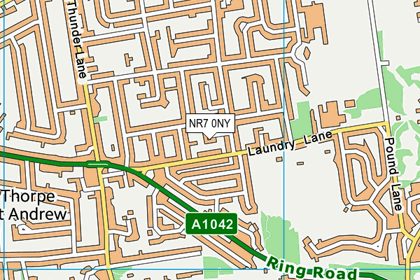 NR7 0NY map - OS VectorMap District (Ordnance Survey) NR7 0NY map - OS VectorMap District (Ordnance Survey)