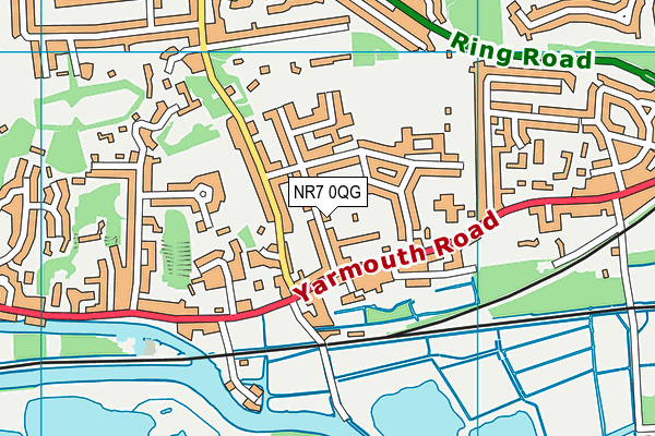 NR7 0QG map - OS VectorMap District (Ordnance Survey) NR7 0QG map - OS VectorMap District (Ordnance Survey)