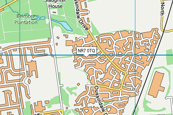 NR7 0TQ map - OS VectorMap District (Ordnance Survey) NR7 0TQ map - OS VectorMap District (Ordnance Survey)