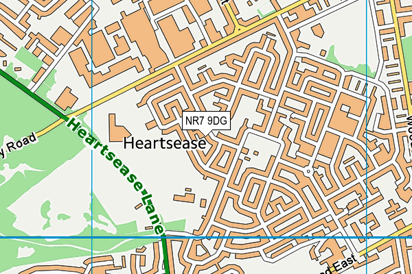 NR7 9DG map - OS VectorMap District (Ordnance Survey) NR7 9DG map - OS VectorMap District (Ordnance Survey)