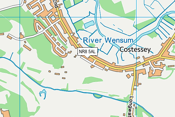 NR8 5AL map - OS VectorMap District (Ordnance Survey)
