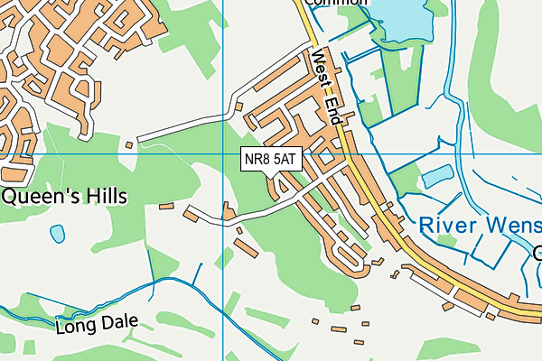 NR8 5AT map - OS VectorMap District (Ordnance Survey) NR8 5AT map - OS VectorMap District (Ordnance Survey)