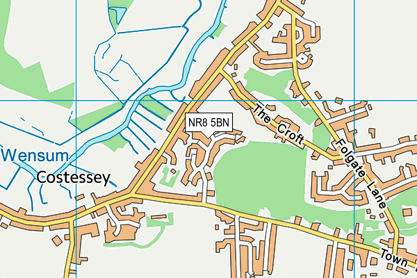 NR8 5BN map - OS VectorMap District (Ordnance Survey)