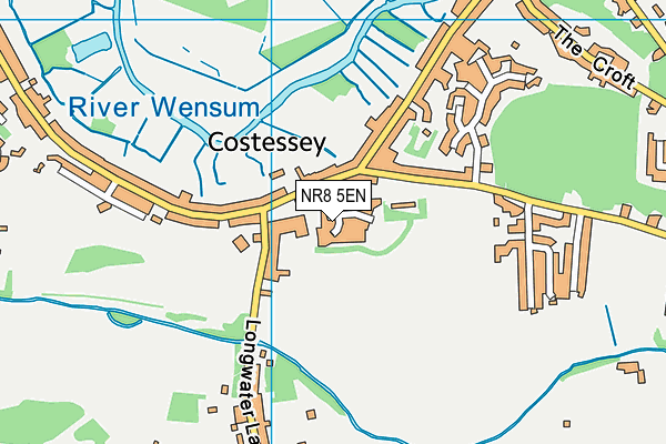 NR8 5EN map - OS VectorMap District (Ordnance Survey)