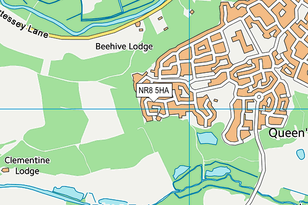 NR8 5HA map - OS VectorMap District (Ordnance Survey) NR8 5HA map - OS VectorMap District (Ordnance Survey)