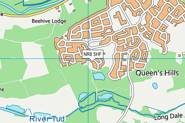 NR8 5HF map - OS VectorMap District (Ordnance Survey) NR8 5HF map - OS VectorMap District (Ordnance Survey)