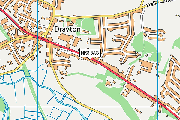 NR8 6AG map - OS VectorMap District (Ordnance Survey) NR8 6AG map - OS VectorMap District (Ordnance Survey)