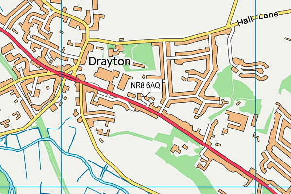 NR8 6AQ map - OS VectorMap District (Ordnance Survey) NR8 6AQ map - OS VectorMap District (Ordnance Survey)