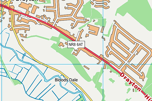 NR8 6AT map - OS VectorMap District (Ordnance Survey) NR8 6AT map - OS VectorMap District (Ordnance Survey)