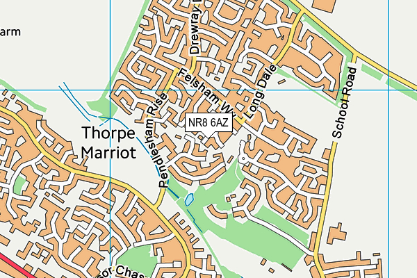 NR8 6AZ map - OS VectorMap District (Ordnance Survey) NR8 6AZ map - OS VectorMap District (Ordnance Survey)