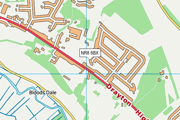 NR8 6BX map - OS VectorMap District (Ordnance Survey) NR8 6BX map - OS VectorMap District (Ordnance Survey)