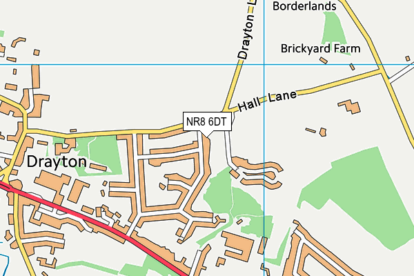 NR8 6DT map - OS VectorMap District (Ordnance Survey) NR8 6DT map - OS VectorMap District (Ordnance Survey)