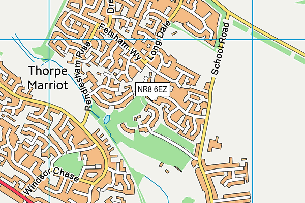 NR8 6EZ map - OS VectorMap District (Ordnance Survey) NR8 6EZ map - OS VectorMap District (Ordnance Survey)