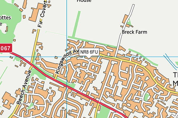 NR8 6FU map - OS VectorMap District (Ordnance Survey) NR8 6FU map - OS VectorMap District (Ordnance Survey)