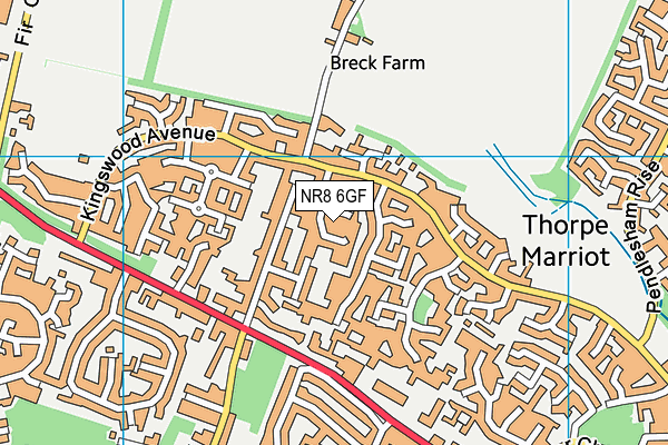 NR8 6GF map - OS VectorMap District (Ordnance Survey) NR8 6GF map - OS VectorMap District (Ordnance Survey)