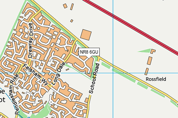 NR8 6GU map - OS VectorMap District (Ordnance Survey) NR8 6GU map - OS VectorMap District (Ordnance Survey)