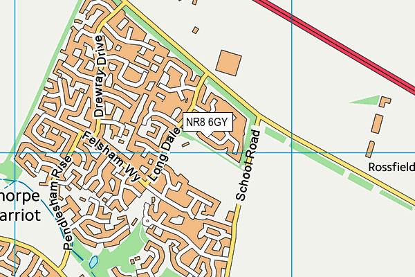 NR8 6GY map - OS VectorMap District (Ordnance Survey) NR8 6GY map - OS VectorMap District (Ordnance Survey)