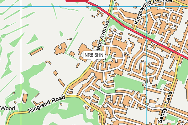 NR8 6HN map - OS VectorMap District (Ordnance Survey) NR8 6HN map - OS VectorMap District (Ordnance Survey)