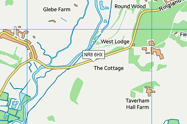 NR8 6HX map - OS VectorMap District (Ordnance Survey)