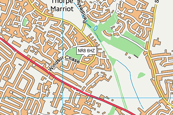 NR8 6HZ map - OS VectorMap District (Ordnance Survey) NR8 6HZ map - OS VectorMap District (Ordnance Survey)