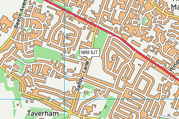 NR8 6JT map - OS VectorMap District (Ordnance Survey) NR8 6JT map - OS VectorMap District (Ordnance Survey)