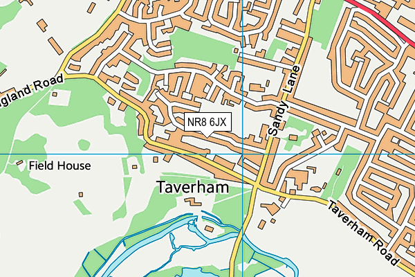 NR8 6JX map - OS VectorMap District (Ordnance Survey)