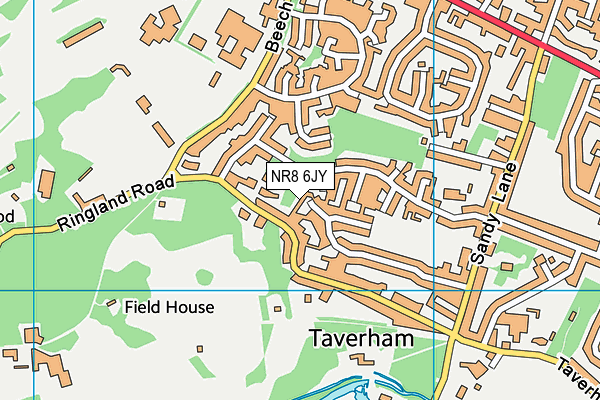 NR8 6JY map - OS VectorMap District (Ordnance Survey) NR8 6JY map - OS VectorMap District (Ordnance Survey)