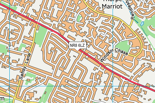 NR8 6LZ map - OS VectorMap District (Ordnance Survey) NR8 6LZ map - OS VectorMap District (Ordnance Survey)
