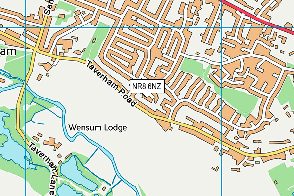 NR8 6NZ map - OS VectorMap District (Ordnance Survey)