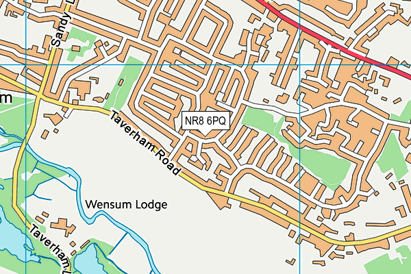 NR8 6PQ map - OS VectorMap District (Ordnance Survey)