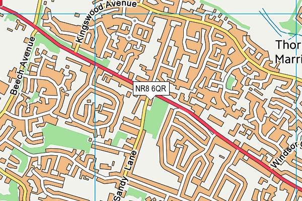 NR8 6QR map - OS VectorMap District (Ordnance Survey) NR8 6QR map - OS VectorMap District (Ordnance Survey)