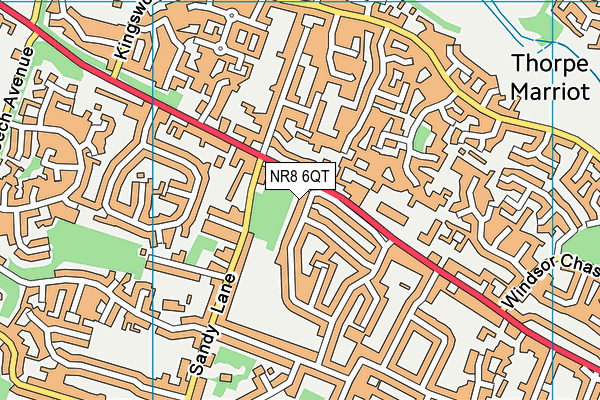 NR8 6QT map - OS VectorMap District (Ordnance Survey) NR8 6QT map - OS VectorMap District (Ordnance Survey)