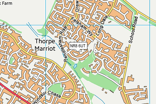 NR8 6UT map - OS VectorMap District (Ordnance Survey) NR8 6UT map - OS VectorMap District (Ordnance Survey)