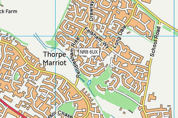 NR8 6UX map - OS VectorMap District (Ordnance Survey) NR8 6UX map - OS VectorMap District (Ordnance Survey)