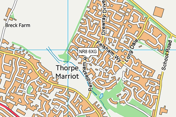 NR8 6XG map - OS VectorMap District (Ordnance Survey) NR8 6XG map - OS VectorMap District (Ordnance Survey)
